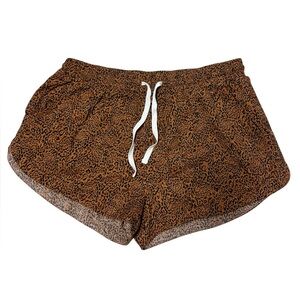 Billabong road tripping cheetah print shorts